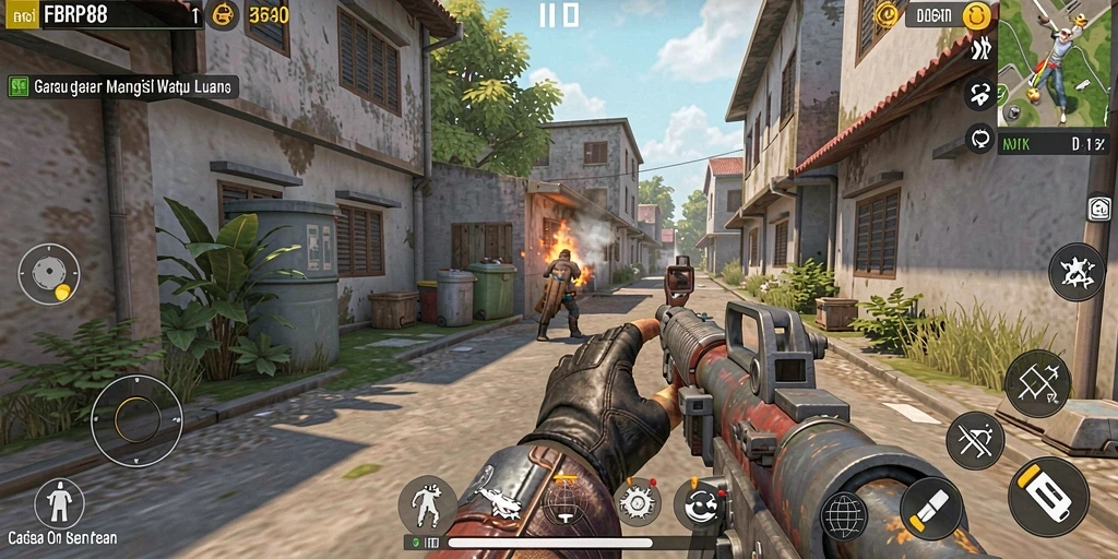 Screenshot gameplay FBRP88 yang menggambarkan keseruan bermain game Casual.