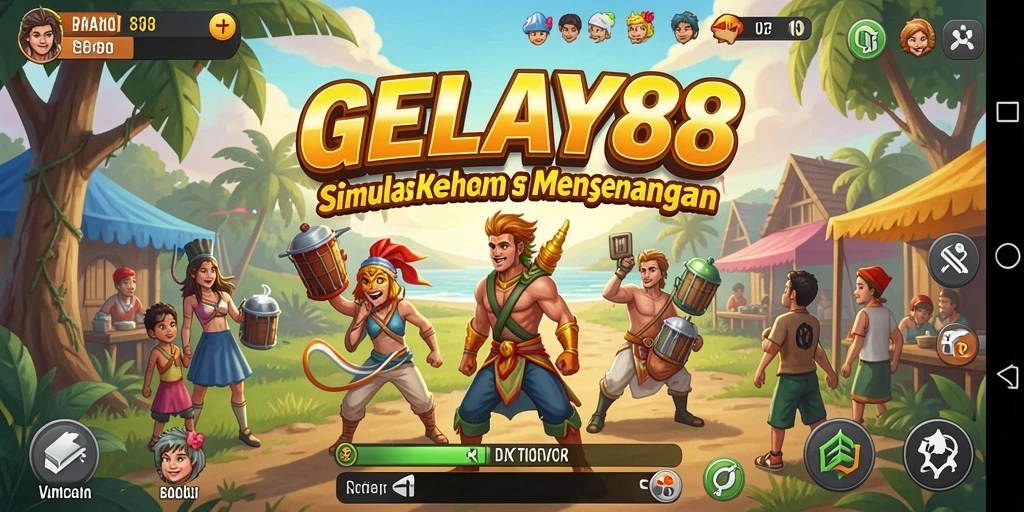Tampilan gameplay GELAY88 yang menarik dan interaktif untuk simulasi kehidupan.