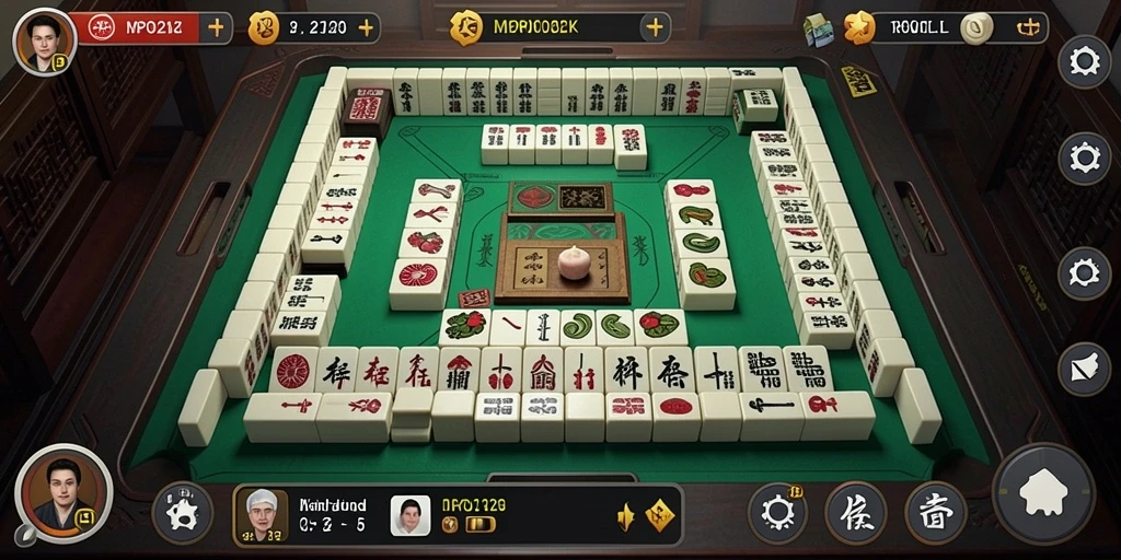 Tampilan gameplay MPO2121 yang seru dalam permainan Mahjong.