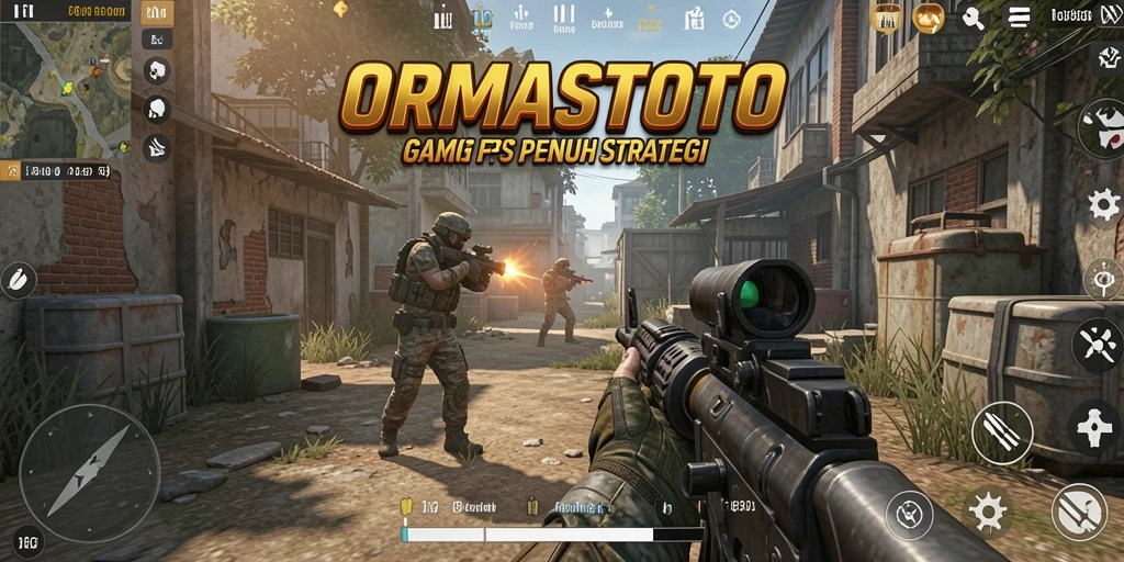 Screenshot gameplay ORMASTOTO menampilkan momen aksi yang mendebarkan.