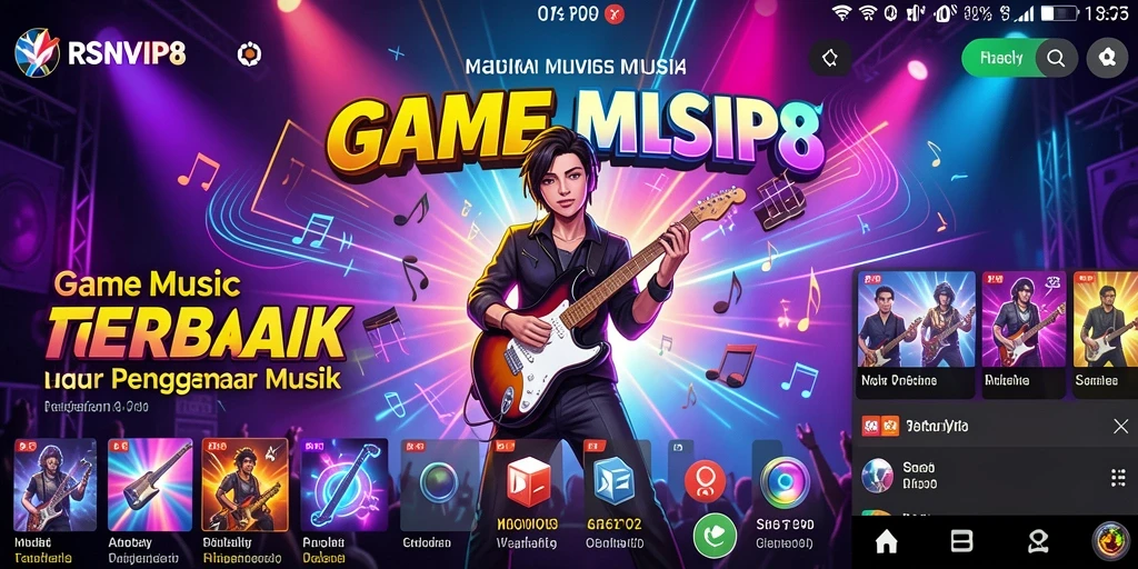 Tampilan gameplay <strong>RSNVIP8</strong> yang interaktif dan berwarna-warni.