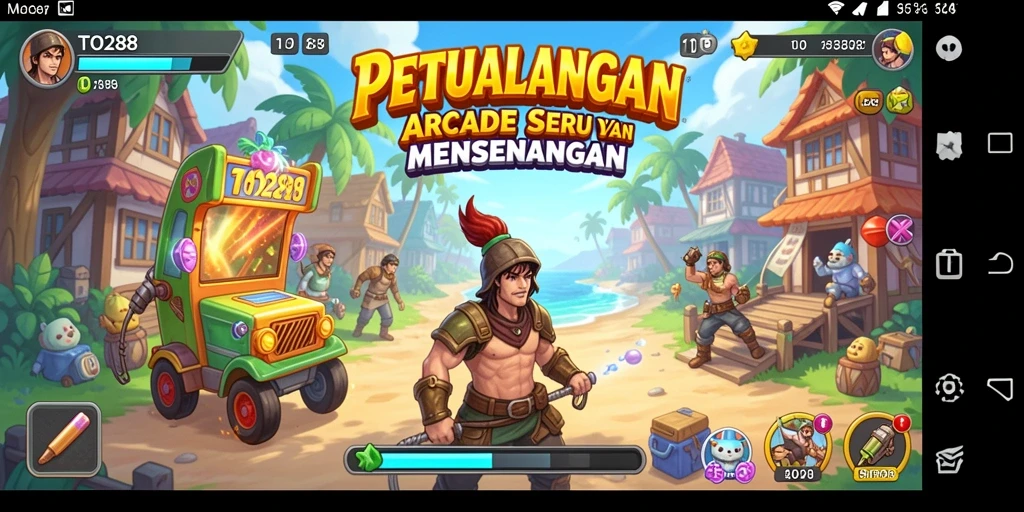 Screenshot utama TO288 menampilkan gameplay seru dan penuh aksi.