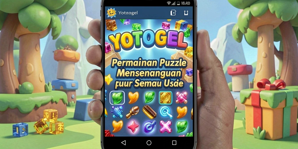 Tampilan utama gameplay YOTOGEL dengan berbagai teka-teki menarik.